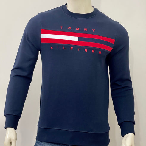 TOMMY HILFIGER CHEST PANEL LOGO SWEATSHIRT